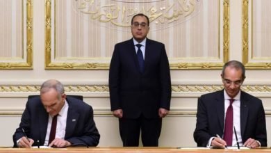 رئيس الوزراء يشهد توقيع مذكرة تفاهم بين حكومتي مصر وفلسطين 