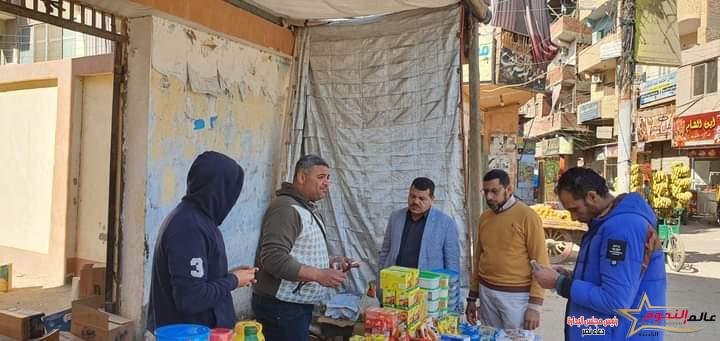 رئيس مدينة الفشن يشرف على سير العمل بمعارض أهلاً رمضان 
