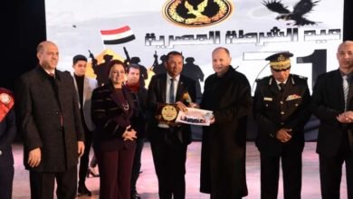 محافظ أسيوط يشهد احتفال الجامعة بمناسبة عيد الشرطة الـ 71 بحضور القيادات الأمنية والدينية والشعبية