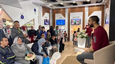 أنشطة مكثفة بجناح وزارة الشباب والرياضة بمعرض القاهرة الدولي للكتاب