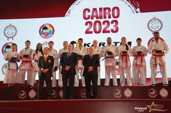 وزير الرياضة يهنىء أبطال الكاراتيه بالنتائج المميزة فى بطولة البريميرليج الدولية 1 وزير الرياضة يهنىء أبطال الكاراتيه بالنتائج المميزة فى بطولة البريميرليج الدولية