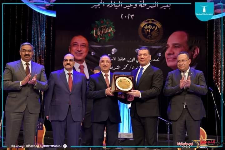 محافظ الإسكندرية يفتتح احتفالية المحافظة بعيد الشرطة وعيد الميلاد المجيد بدار الأوبرا