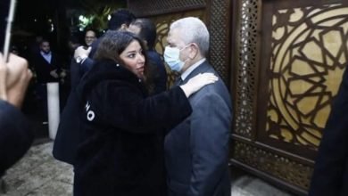 غادة رجب تستقبل عزاء عمها بالحامدية بالمهندسين