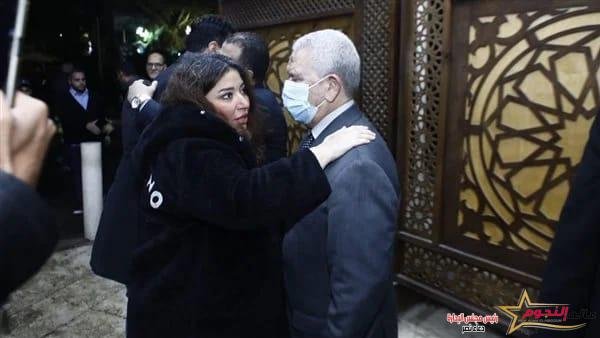 غادة رجب تستقبل عزاء عمها بالحامدية بالمهندسين