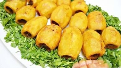 البطاطس المحشية باللحم المفروم ... مقدمة من الشيف: رشا رفعت