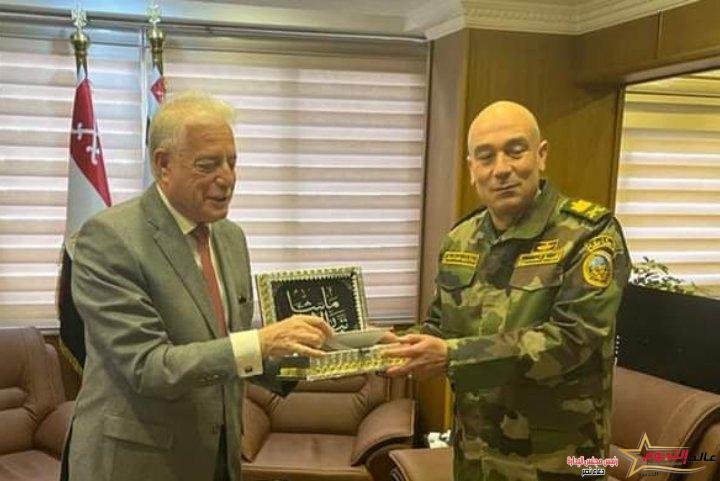محافظ جنوب سيناء يهنئ قائد قوات الدفاع الشعبى بمنصبة الجديد