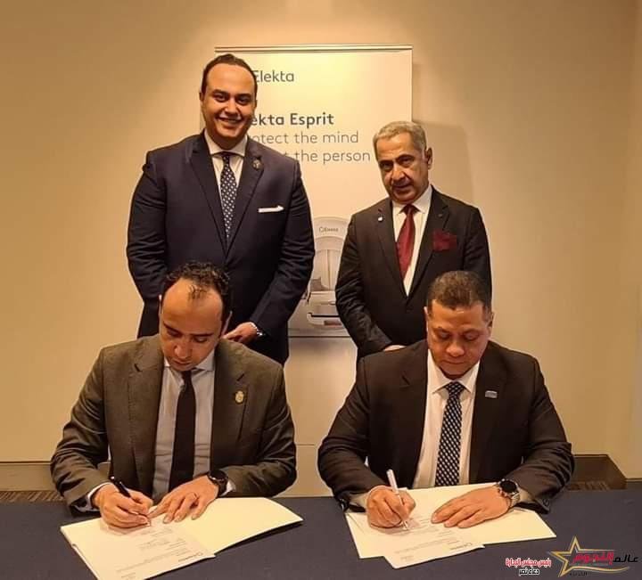 السبكي يشهد توقيع اتفاقية تعاون مع شركة إليكتا السويدية الرائدة في مجال العلاج الإشعاعي 2 السبكي يشهد توقيع اتفاقية تعاون مع شركة إليكتا السويدية الرائدة في مجال العلاج الإشعاعي