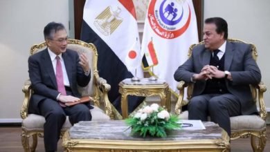 عبد الغفار يستقبل السفير الياباني لدى مصر ووفد "الجايكا" 