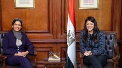المشاط تستقبل السيدة مامتا مورثي نائب رئيس مجموعة البنك الدولي للتنمية البشرية خلال زيارتها للقاهرة