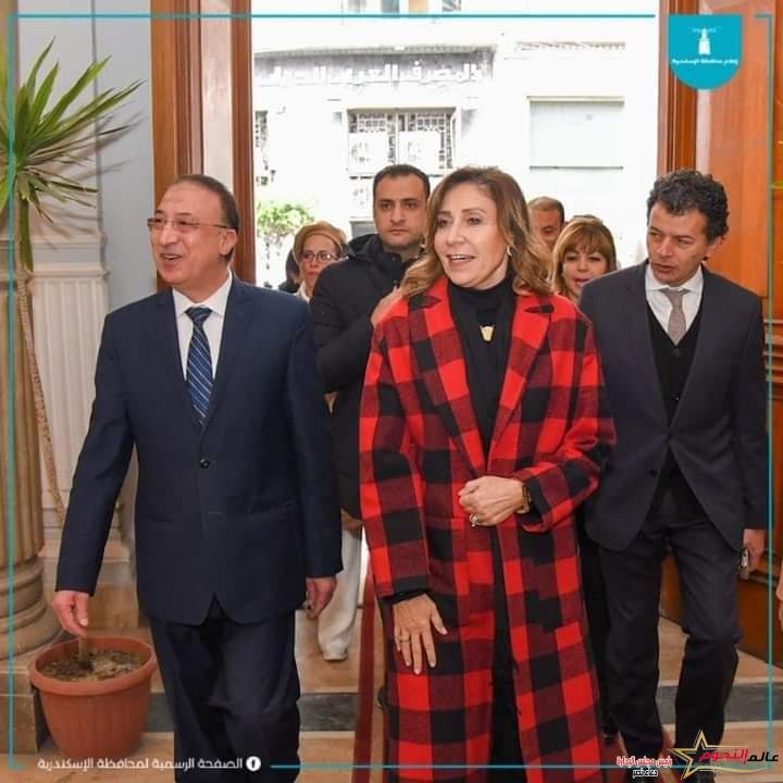 محافظ الإسكندرية يتفقد فرع أكاديمية الفنون بالإسكندرية بمنطقة لوران برفقة وزيرة الثقافة 