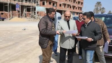 السكرتير العام يتابع الموقف التنفيذي لمشروعات الرصف بالخطة ومعارض "أهلاً رمضان " خلال زيارته لاهناسيا