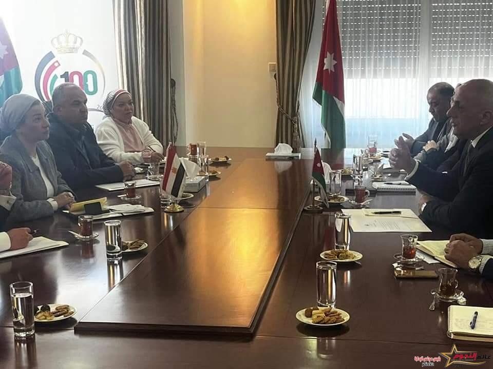 وزيرة البيئة تلتقى نظيرها الأردني لبحث فرص دعم الاستثمار في مجال حماية الطبيعة فى إطار زيارتها للأردن