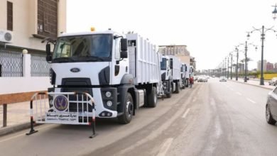 محافظ دمياط تشهد استلام عدد ٥ سيارات مكبس لدعم منظومة النظافة