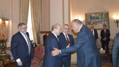 وزير الخارجية يستقبل رئيس مجلس المستشارين المغربي
