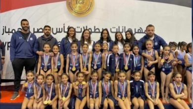 نتائج مشرفة لفراشات الجمباز الفني آنسات (براعم) ببطولة كأس مصر
