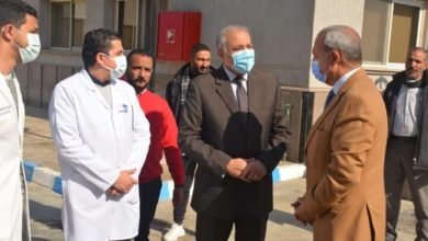 الهجان يتفقد أعمال الفرش الطبي والإداري لمستشفى القناطر المركزي 
