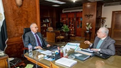 سويلم يتابع أنشطة ومشروعات الهيئة المصرية العامة لمشروعات الصرف