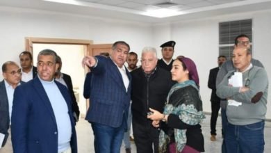 فوده يتفقد الأعمال النهائية لمجلس مدينة شرم الشيخ الجديد والفندق والحديقة المركزية الملحقة به تمهيدا للافتتاح