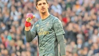 الاتحاد البلجيكي يعلن إصابة كورتوا وعودته إلى ريال مدريد