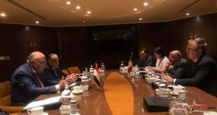 وزير الخارجية يلتقي وزير خارجية المكسيك على هامش اجتماعات وزراء خارجية مجموعة العشرين