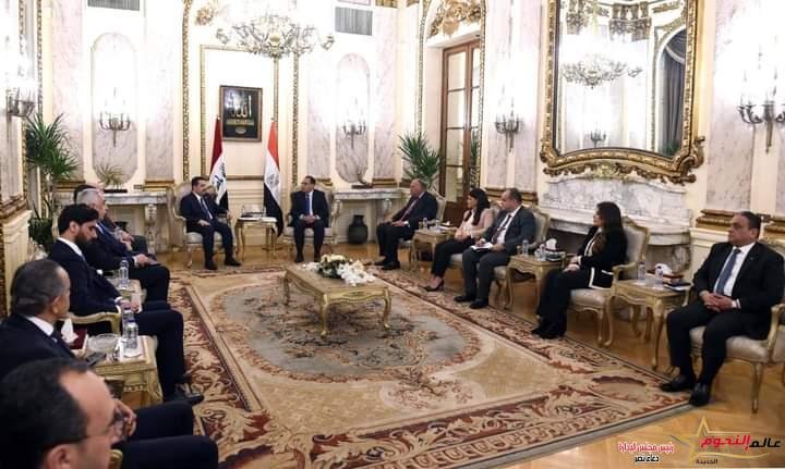 رئيسا الوزراء المصري والعراقي يعقدان جلسة مباحثات موسعة لاستعراض ملفات التعاون ذات الاهتمام المشترك 2 رئيسا الوزراء المصري والعراقي يعقدان جلسة مباحثات موسعة لاستعراض ملفات التعاون ذات الاهتمام المشترك