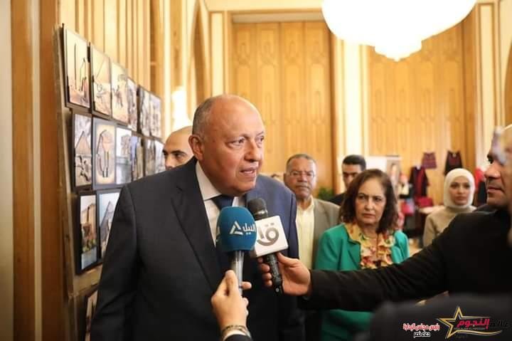 وزير الخارجية يفتتح معرض المنتجات المصرية التراثية "اشترى مصري" في نسخته العاشرة
