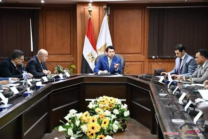 وزير الرياضة يتابع الموقف التنفيذى لمشروعات وبرامج الوزارة ويطلع على خطة العام المالى المقبل 2 وزير الرياضة يتابع الموقف التنفيذى لمشروعات وبرامج الوزارة ويطلع على خطة العام المالى المقبل
