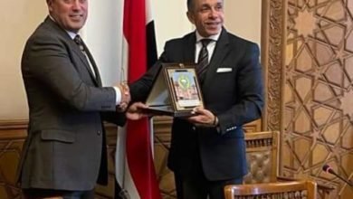 لقاء مساعد وزير الخارجية للشئون العربية مع الوفد الأردني من كلية الدفاع الوطني بالأردن