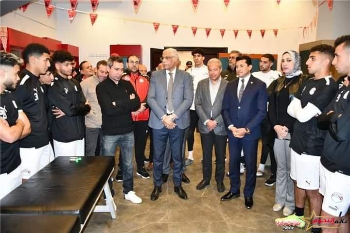 وزير الرياضة يهنئ المنتخب الأولمبي لفوزه علي زامبيا وتأهله لأمم أفريقيا بالمغرب 2 وزير الرياضة يهنئ المنتخب الأولمبي لفوزه علي زامبيا وتأهله لأمم أفريقيا بالمغرب