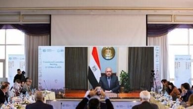 شكري يلقي كلمة مسجلة في افتتاح فعاليات اجتماع  للجنة الانتقالية للخسائر والأضرار بمؤتمر Cop27