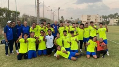 فريق سموحة لكرة القدم يفوز على فريق سيراميكا في بطولة دوري الجمهورية