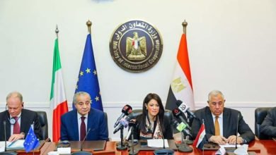 وزراء التعاون الدولي والتموين والزراعة يشهدون توقيع اتفاقية بين الاتحاد الأوروبي والوكالة الإيطالية