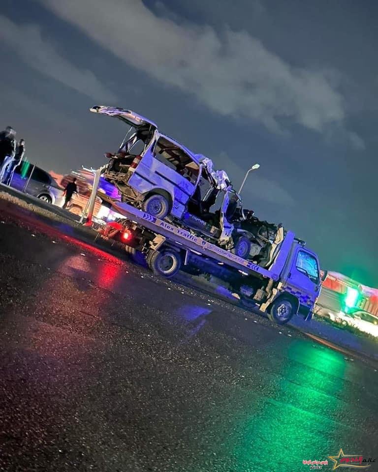 عاجل.. مصرع 3 أشخاص وإصابة 5 في تصادم عدد من السيارات بالطريق الصحراوي بالإسكندرية