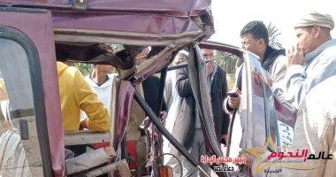 عاجل.. إصابة 3 أشخاص في حادث انقلاب سيارة على طريق بني سويف ـ الفيوم