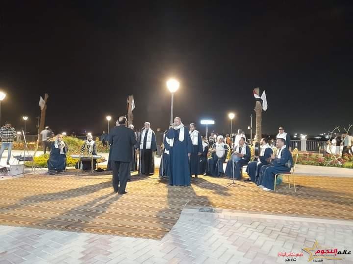 انطلاق الفعاليات والعروض الفنية لهيئة قصور الثقافة بالممشى السياحي لكورنيش النيل بمدينة بني سويف