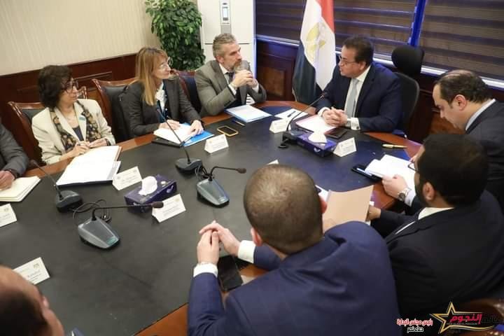 وزير الصحة يستقبل ممثل منظمة "اليونيسيف" بمصر 