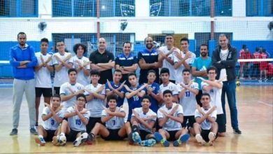 سموحة للكرة الطائرة يفوز على فريق الاتحاد السكندري بثلاثية