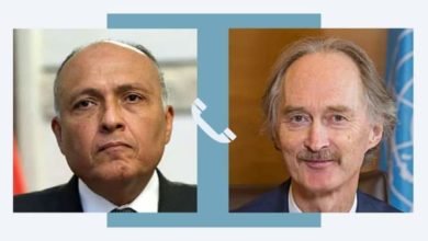 وزير الخارجية يجري اتصالاً هاتفياً بمبعوث الأمم المتحدة الخاص إلى سوريا