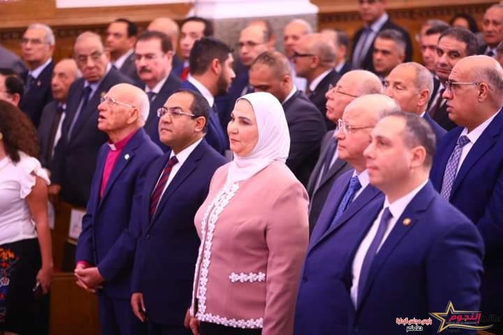 وزيرة التضامن الاجتماعي تشارك الطائفة الإنجيلية الاحتفال بعيد القيامة المجيد 1 وزيرة التضامن الاجتماعي تشارك الطائفة الإنجيلية الاحتفال بعيد القيامة المجيد