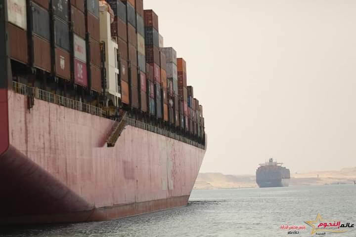 ربيع:" قناة السويس تشهد عبور 95 سفينة بإجمالي حمولات صافية قدرها 5.6 مليون طن"