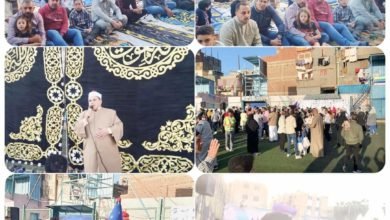 إحتفالية عظيمة بصلاة عيد الفطر المبارك في ساحات مدينة دكرنس بـ محافظة الدقهلية 