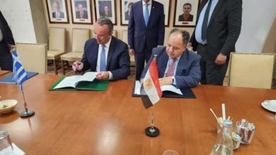 توقيع مذكرة تفاهم لإطلاق حوار دورى بين وزارتى المالية بمصر واليونان 