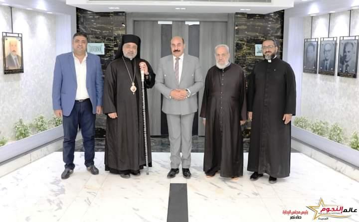 محافظ أسوان يستقبل وفد الأقباط الكاثوليك