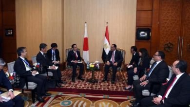 رئيس الوزراء يعقد اجتماعا مع رئيس وزراء اليابان