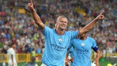 مانشستر سيتى يضرب ليستر بثلاثية هالاند وستونز فى شوط مثير بالدوري الإنجليزي