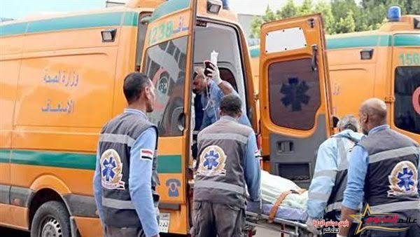 إصابة 6 أشخاص في حادث تصادم بمنشأة القناطر