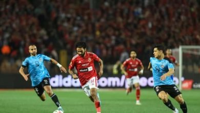 الأهلي يواصل انتصاراته ويفوز بثلاثيه على غزل المحلة 