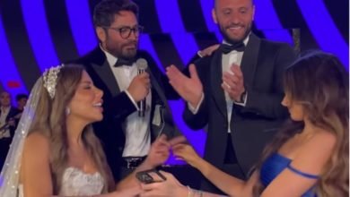 هنا الزاهد ترقص على أغاني تامر حسني في حفل زفاف