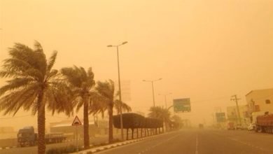 «الأرصاد» تحذر من طقس السبت: رياح مثيرة للأتربة وأمطار وارتفاع كبير بالحرارة
