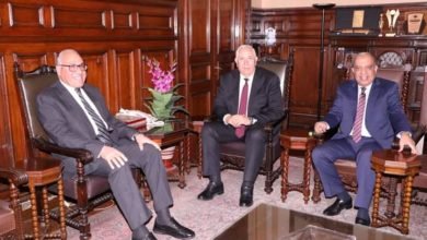 وزيرا الزراعة وقطاع الأعمال ورئيس العربية للتصنيع يبحثون تنمية انتاج وصناعة القطن وتطوير الميكنة الزراعية